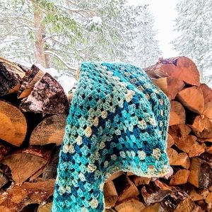 Crotchet baby blanket